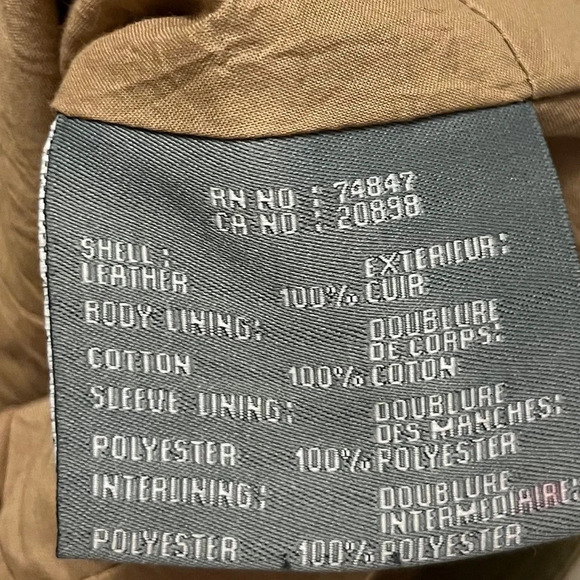 Marc  New York leather jacket - Picture 3 of 5